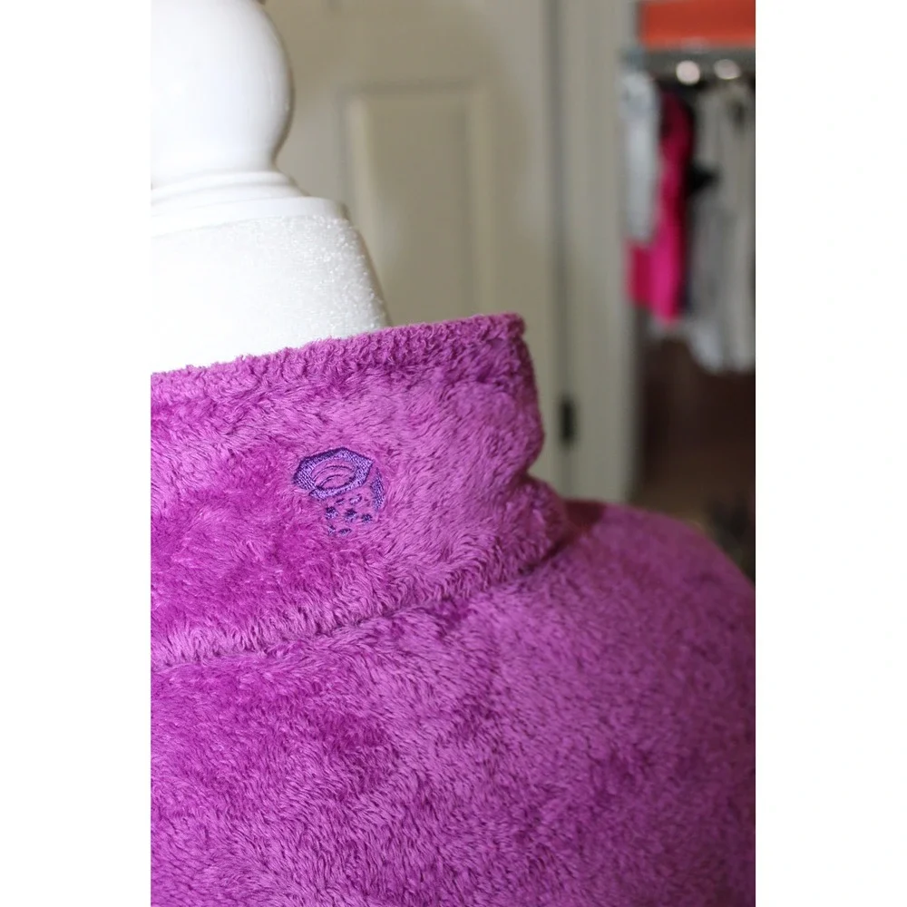 Mountain Hardwear Monkey Woman Fleece Jacket Purple Full Zip OL3866 Medium